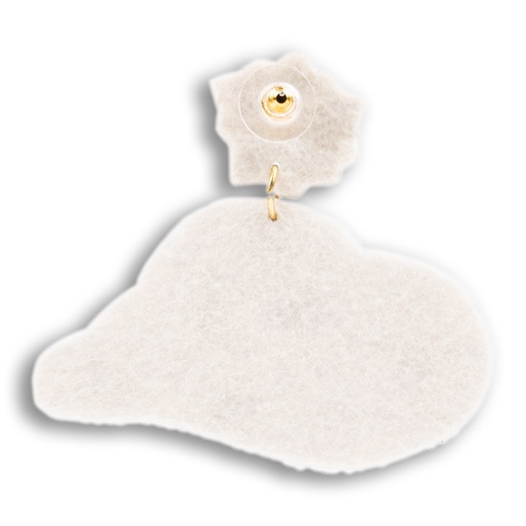 Nwt Cowboy hat white beaded earrings - Picture 4 of 5